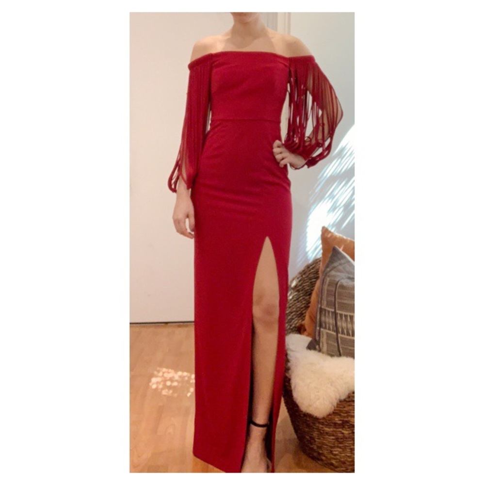 Halston Heritage gown